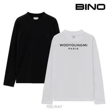 WOOYOUNGMI 26FW �쿵�� ��ΰ� �ս����� ���� Ƽ���� W263TS1726FW �쿵�� ��ΰ� �ս����� ���� Ƽ���� W263TS17