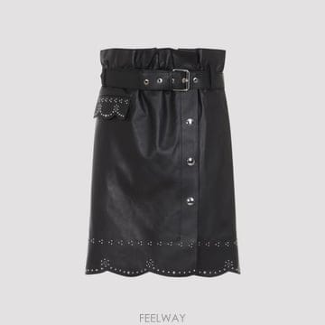 26FW 마르니 미디 스커트 GOMX0883UX ULA772 00N99 BLACK