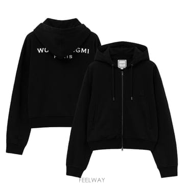 26FW 우영미 백로고 후드집업 M263TS47
