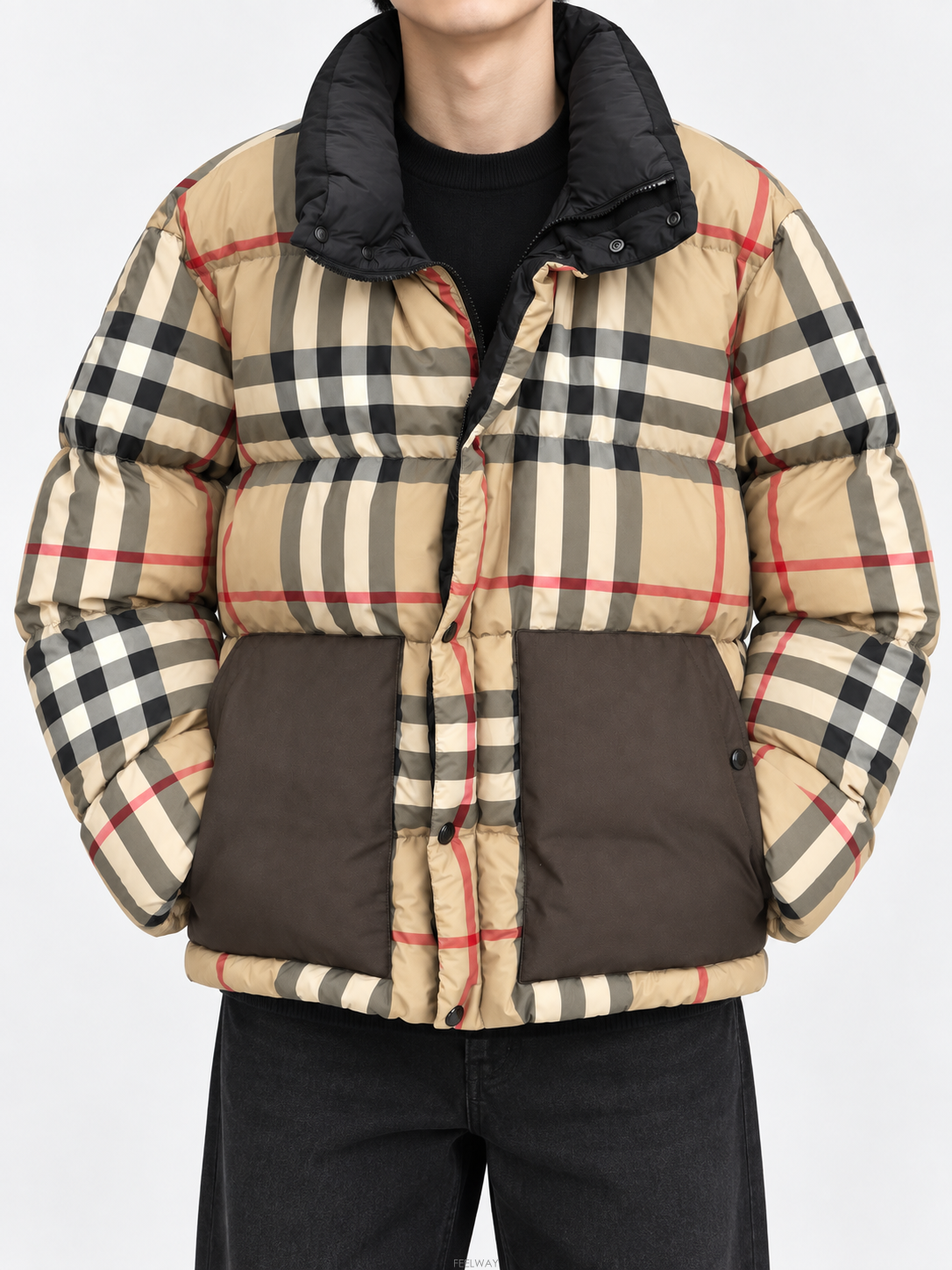 Burberry ������ ų�� ��Ƽ�� üũ �е� L����������� ų�� ��Ƽ�� üũ �е� L������