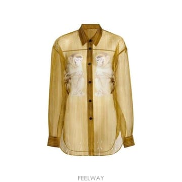 Khaite 26FW ����Ʈ ž 24303438W3438 688 MONKEY PRINT26FW ����Ʈ ž 24303438W3438 688 MONKEY PRINT