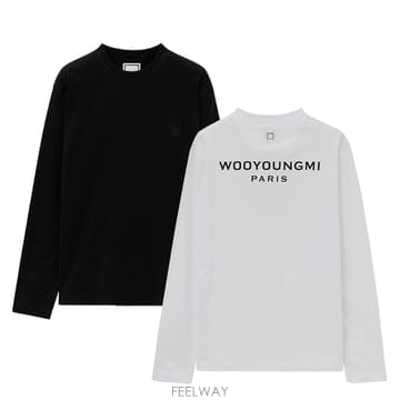 WOOYOUNGMI 26FW �쿵�� ��ΰ� �ս����� ���� Ƽ���� W263TS1726FW �쿵�� ��ΰ� �ս����� ���� Ƽ���� W263TS17