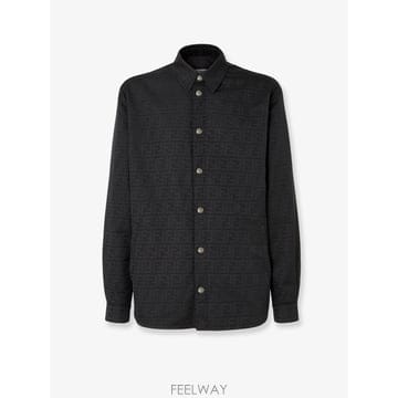 펜디 블랙 FF ZUCCA 자카드 나일론 블루종 FW1470AMYB B0652326565