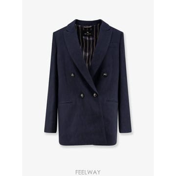 에트로 더블브레스티드 스트레치 울 블레이저 WRCA010899TUB B0652326636