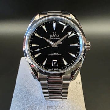 오메가 씨마스터 아쿠아테라 41mm 검판 블랙 스틸