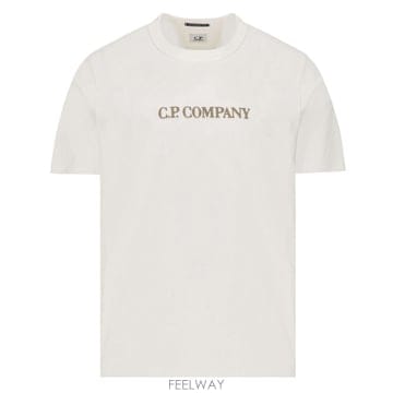 [당일]CP 시그니처 자수 로고 티셔츠 14CMTS156A 006499W 103