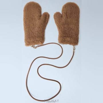 26 FW 막스마라 Teddy 테디 플리스 카멜 미튼 글러브 2624566052600 001