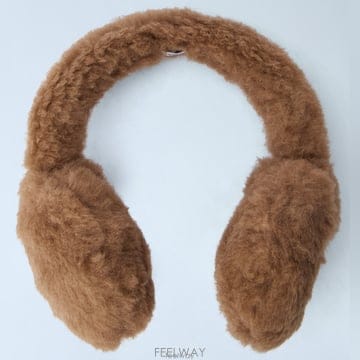 26 FW 막스마라 Teddy 테디 플리스 이어머프 카멜 2624576132600 001