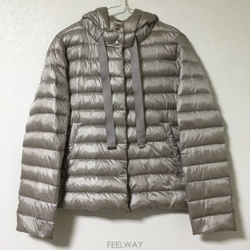 HERNO 에르노 후드 퀼팅 경량 패딩 44