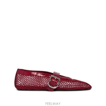 26 F/W 알라이아 발레리나 플랫슈즈 인 RETE ROSSE AA3 B0742311012