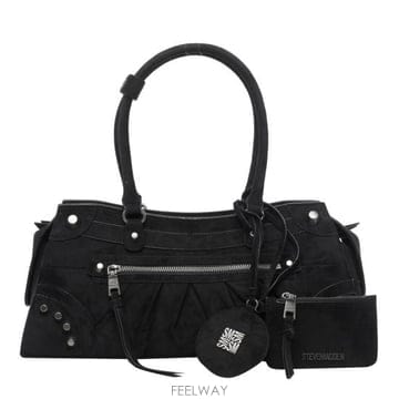 26FW 스티브매든 숄더백 BRAVYN BLACK SILVER