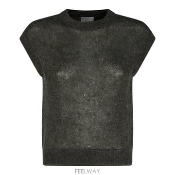 브루넬로 쿠치넬리 다크 그레이 울 스웨터 MBG775530PC154 B0482005089