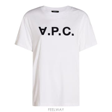 A.P.C 아페쎄 화이트 코튼 티셔츠 COHBMM26384TAE B0482021660