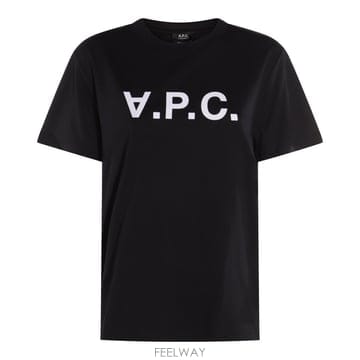 A.P.C 아페쎄 다크 네이비 코튼 티셔츠 COHBMM26384TI B0482021665