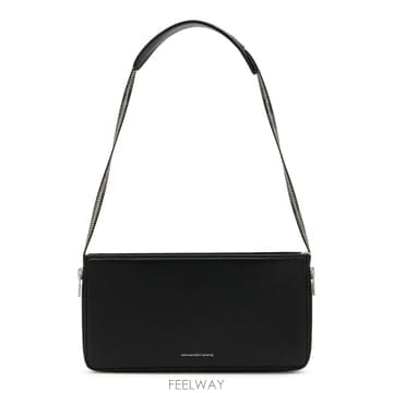 알렉산더 왕 블랙 레더 숄더 백 20226P70L001 B0482038623