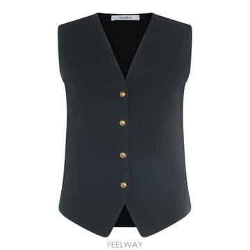 막스마라 네이비 비스코스 GOLA 베스트 탑 262135601160 B0482039384