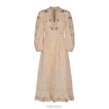 Zimmermann 26SS ���Ӹ� �̵� ���ǽ� 5372DRS264 CPKR CREAM PINK ROSE26SS ���Ӹ� �̵� ���ǽ� 5372DRS264 CPKR CREAM PINK ROS