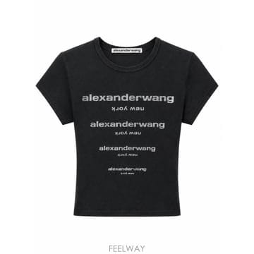 Alexander Wang 26FW �˷���� �� ���� Ƽ���� 1CC3261363 011 BLACK26FW �˷���� �� ���� Ƽ���� 1CC3261363 011 BLACK