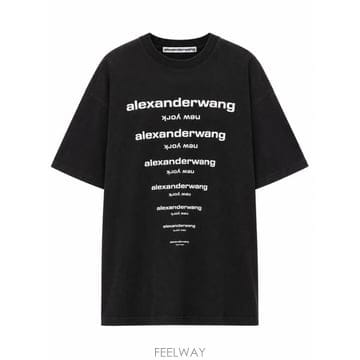 Alexander Wang 26FW �˷���� �� ���� Ƽ���� UCC3261924 011 BLACK26FW �˷���� �� ���� Ƽ���� UCC3261924 011 BLACK