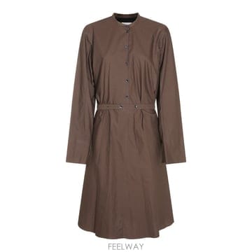 르메르 미디 원피스 Brown