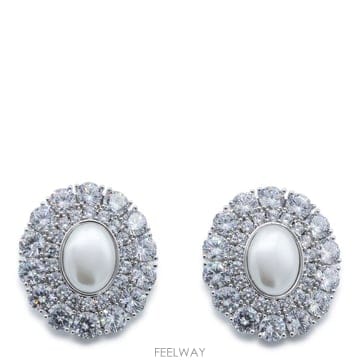 셀프 포트레이트 펄 브라스 귀걸이 AW26649EP B0482286848