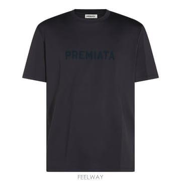 프리미아타 다크 그레이 코튼 티셔츠 PA1075 B0482286626