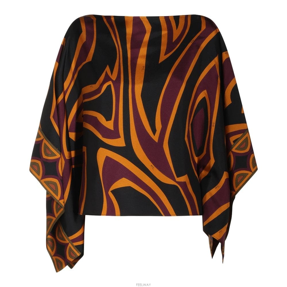 Emilio Pucci ���и��� Ǫġ ������ ��� ��Ƽ�÷� ��ũ ���� 6URM656U741 B0482318321���и��� Ǫġ ������ ��� ��Ƽ�÷� ��ũ ���� 6URM656U7