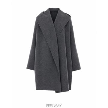 26 F/W 토템 후드 오픈 프론트 코트 264 WRO0343 FB0 B0012326126
