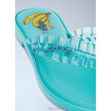 26 F/W 가니 러플 스트랩 플립 플랍 D1020032 01L B0112326497