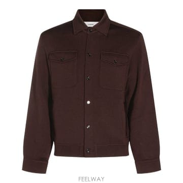 라르디니 브라운 버진 울 블레이저 ACLJM97CN65000450A B0482320280