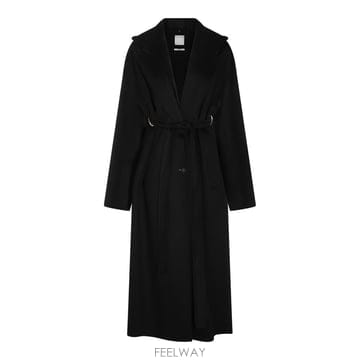스포츠막스 블랙 버진 울 OLMO 코트 262201601260080 B0482322223
