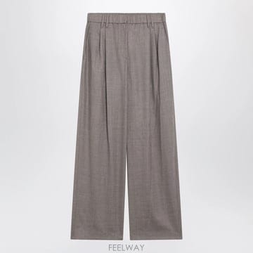 26 F/W 브루넬로 쿠치넬리 베이지 와이드레그 울 트라우저 MG55 B0052326719