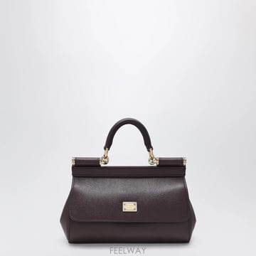 26 F/W 돌체 앤 가바나 스몰 시실리 탑핸들 백 인 WINECOL B0052327160