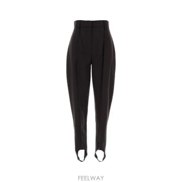 스텔라 맥카트니 울 플란넬 STIRRUP 팬츠 6440533CU70 B0442292887