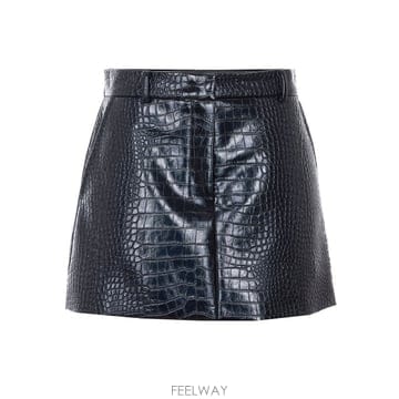 26 S/S 스포츠막스 GLEBA 앨리게이터 이펙트 페인트 미니 스커 B0011945562