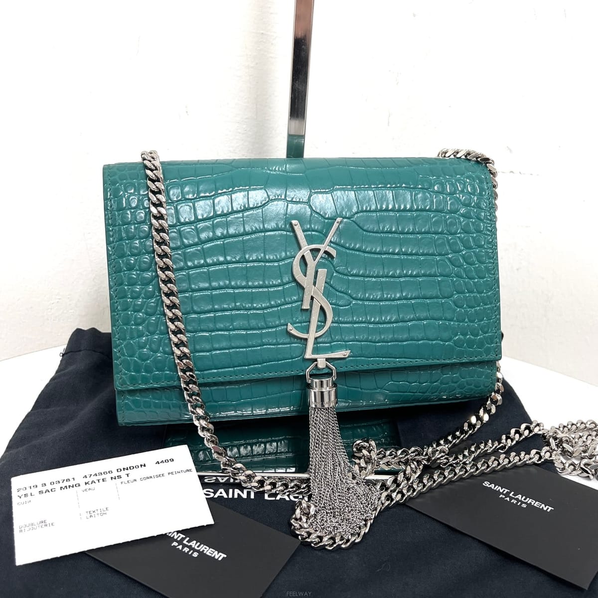 Saint Laurent ���ζ� ����Ʈ ü�� ����� & ũ�ν��� (474366)���ζ� ����Ʈ ü�� ����� & ũ�ν��� (474366)