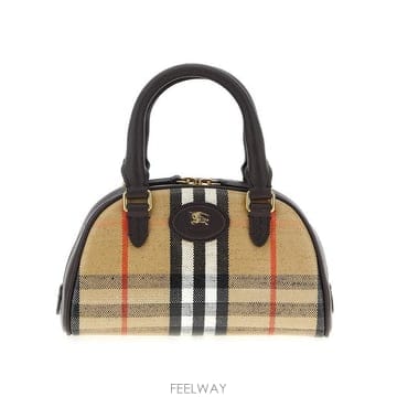 [비엔비명품관] BURBERRY 버버리 여성 미니 하이랜드 볼링백 크로스백