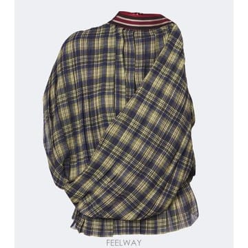 Dries Van Noten 26 FW �帮���ݳ�ư üũ �巹���� ����� ž TP58170518926 FW �帮���ݳ�ư üũ �巹���� ����� ž TP581705189