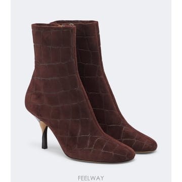 26 FW 쟈크뮈스 Collant 크로코 이팩트 스웨이드 앵클 부츠 TP581703590