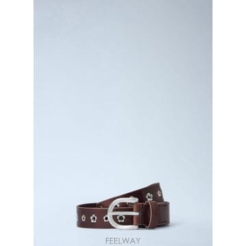 26 FW 아워레가시 여성 3 5 cm 플라워 벨트 our0265002brn