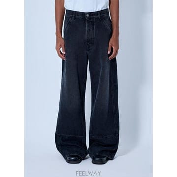 26 FW 마르니 남성 데님 워크웨어 바지 mni0165006blk