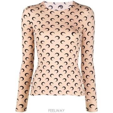 26 FW 마린세르 문 프린트 크루 넥 탑 WTS006ACJER0001TA10 TP458906942