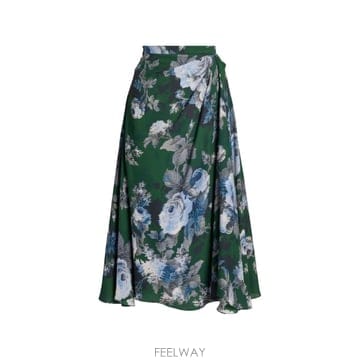 26 FW 에르뎀 floral print draped skirt AW26S1452633021 TP457513