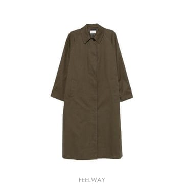 THE Row �׶�����Ÿ �ؿ� ���ο� ���� IZA COTTON LONG COAT R000043W4745DFW�׶�����Ÿ �ؿ� ���ο� ���� IZA COTTON LONG COAT R0000