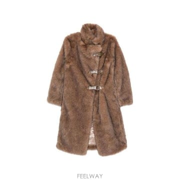 | Other Brand | �׶�����Ÿ �ؿ� MOLLIOLLI ���� BEE FAUX LEATHER COAT MW7WCT01WILDBROW�׶�����Ÿ �ؿ� MOLLIOLLI ���� BEE FAUX LEATHER COAT M