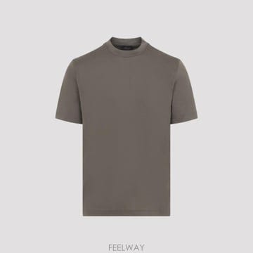[D14]브리오니 UJWI0LOE601 2525 BROWN 남성 티셔츠 상의 탑 Brioni T Shirt