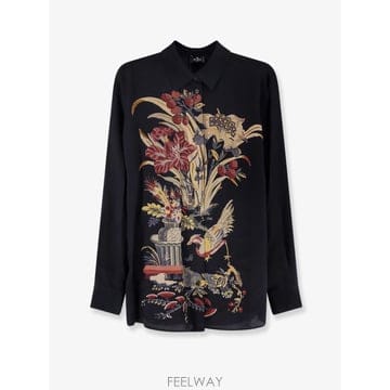 ETRO [N85]��Ʈ�� WRIA0013 ���� ���� ����콺 ���� ETRO Silk shirt with frontal[N85]��Ʈ�� WRIA0013 ���� ���� ����콺 ���� ETRO Silk
