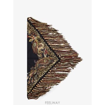 ETRO [N85]��Ʈ�� WAXA0023 ���� ��ī�� ���÷� �񵵸� ETRO Fringed silk shawl[N85]��Ʈ�� WAXA0023 ���� ��ī�� ���÷� �񵵸� ETRO Fr