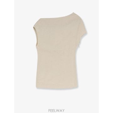 Toteme [N85]���� 264WRT0810 ���� Ƽ���� �μҸ� ��Ҹ� ž TOTEME Organic cotton to[N85]���� 264WRT0810 ���� Ƽ���� �μҸ� ��Ҹ� ž TOTE