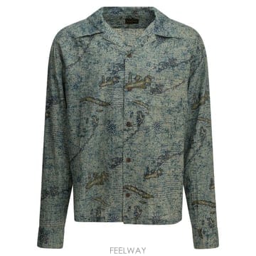 [V90]KAPITAL K2603LS040IDG 남성 셔츠 남방 Key West Casual Shirt